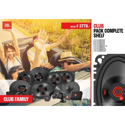Club Pack Complete Shelf - Dealer Pack